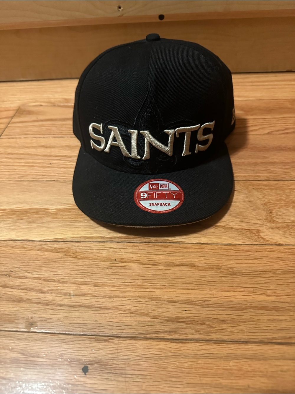NFL New Orleans Saints Black 9FIFTY Snapback Hat